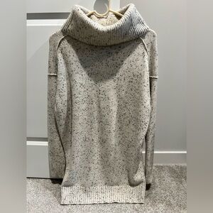 Athleta Soft White Turtleneck Sweater